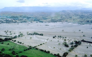 USGS Image of the lahars covering the town of Armero in November 1985